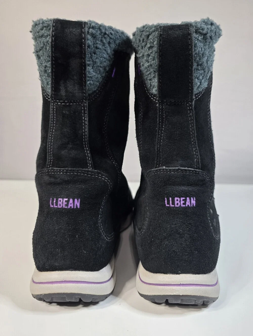 L.L. Bean Women's Suede Waterproof Winter Boots Size 8.5